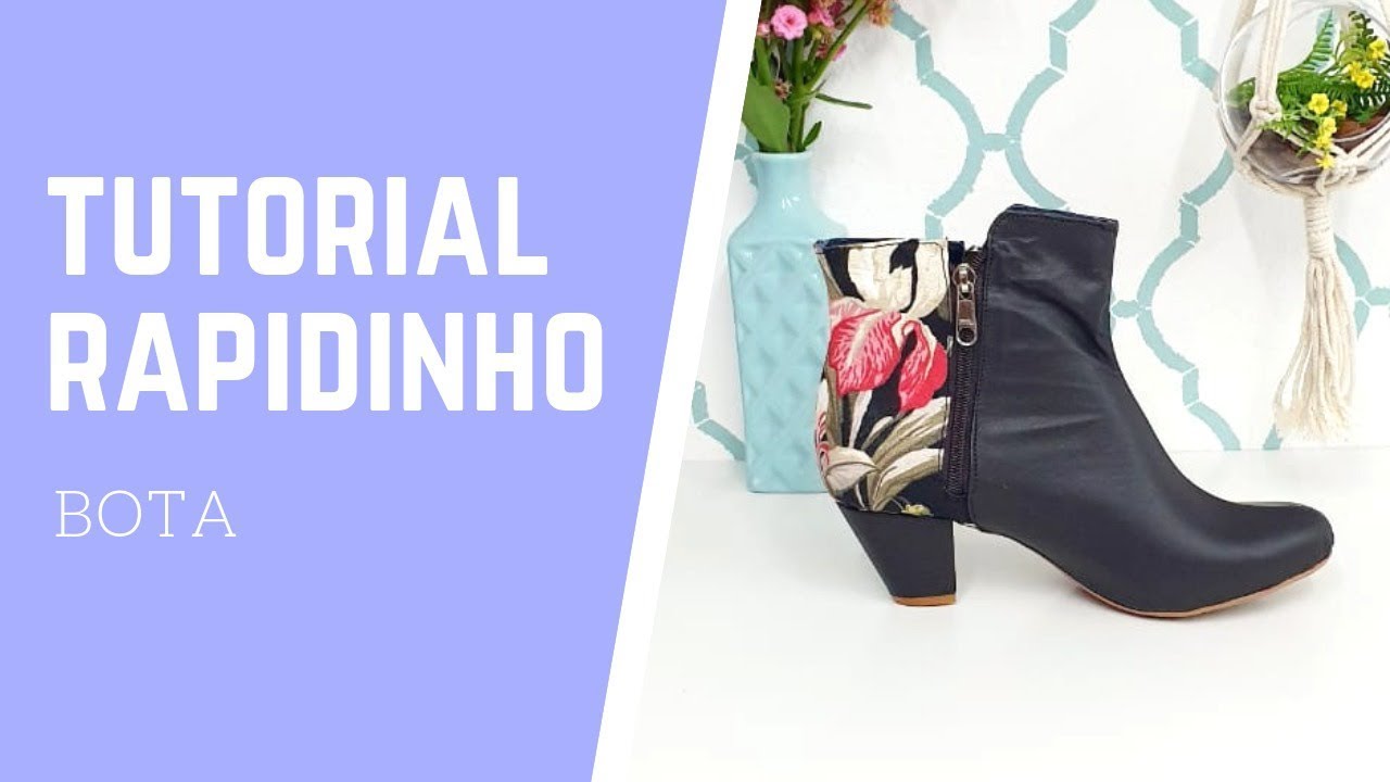 Como fazer uma bota Tutorial YouTube Como fazer uma bota Tutorial YouTube