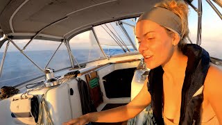 ALONE and OFF-GRID on the OCEAN (losing our sanity over a week at sea) | EE 110