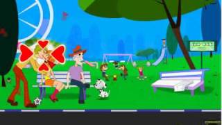 Flash Game Kiss In The Park - Level 01