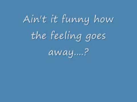 Eagles Desperado Lyrics On Screen