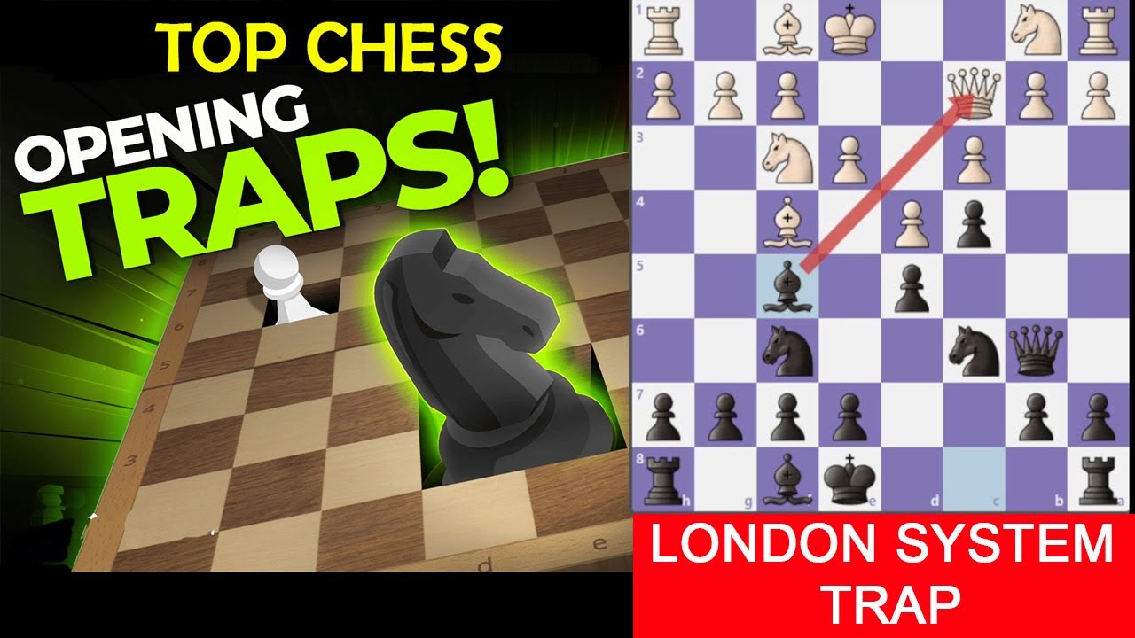 Очень хитрая шахматная ловушка Лондонской системы для всех неосторожных противников.