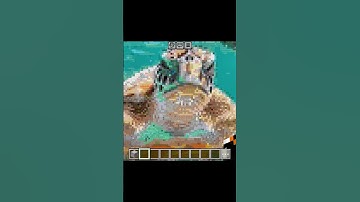 Sea turtle pixel art 🌊🐢 #minecraft #pixelart #shorts #gaming #foryou 