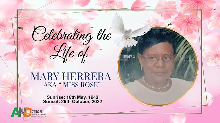 The Funeral Service of Mary Herrera aka  Miss Rose