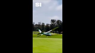 A Plane Crash-Landed on a Golf Course 😳⛳️✈️