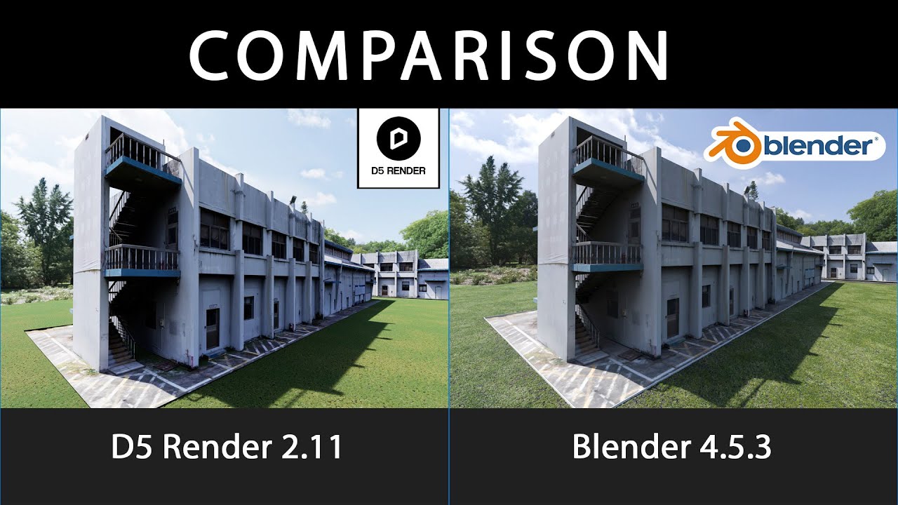 Comparison - D5 Vs Blender