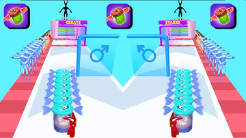 Clone Rush Game MAX LEVEL Gameplay All Levels iOS Android New Game