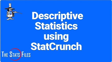2.4.57M Descriptive Statistics  Range Variance Standard Deviation Using StatCrunch