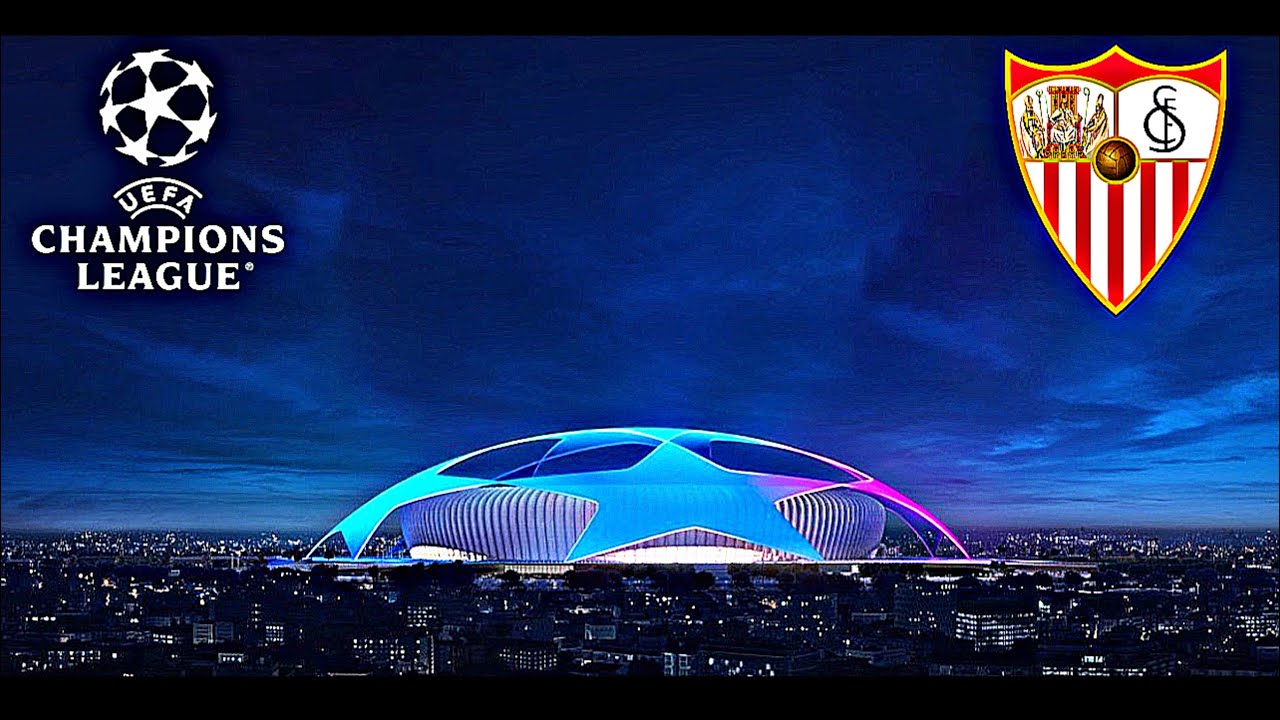 SEVILLA’s atmosphere | UEFA CHAMPIONS LEAGUE ENTRANCE & ANTHEM season 23/24 [ Stadium Version ]