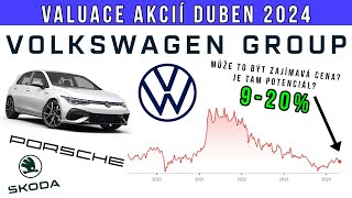 Akcie Volkswagen mohou být výhodně oceněny a nabízet dobrý potenciál zhodnocení ročně mezi 9-20 %.