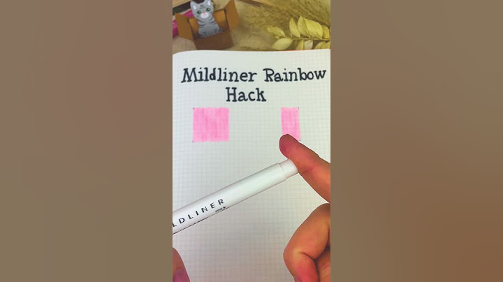 Zebra Mildliner Rainbow Hack