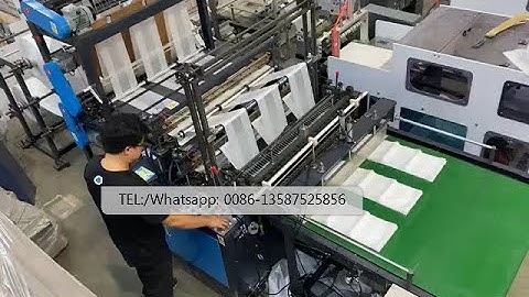 Plastic Bag Making Machine  BH-FQ 6 Lines 4 MIN Long Video