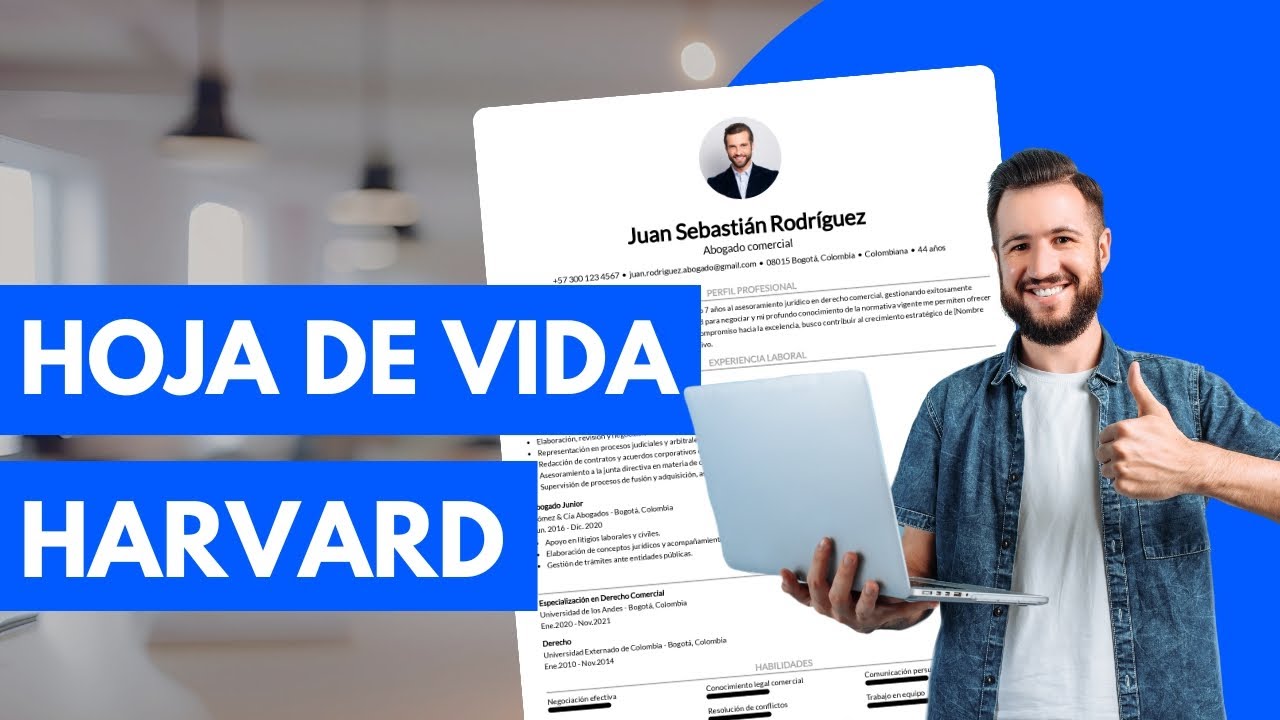 Cómo Hacer una Hoja de Vida Formato Harvard | Plantilla ATS