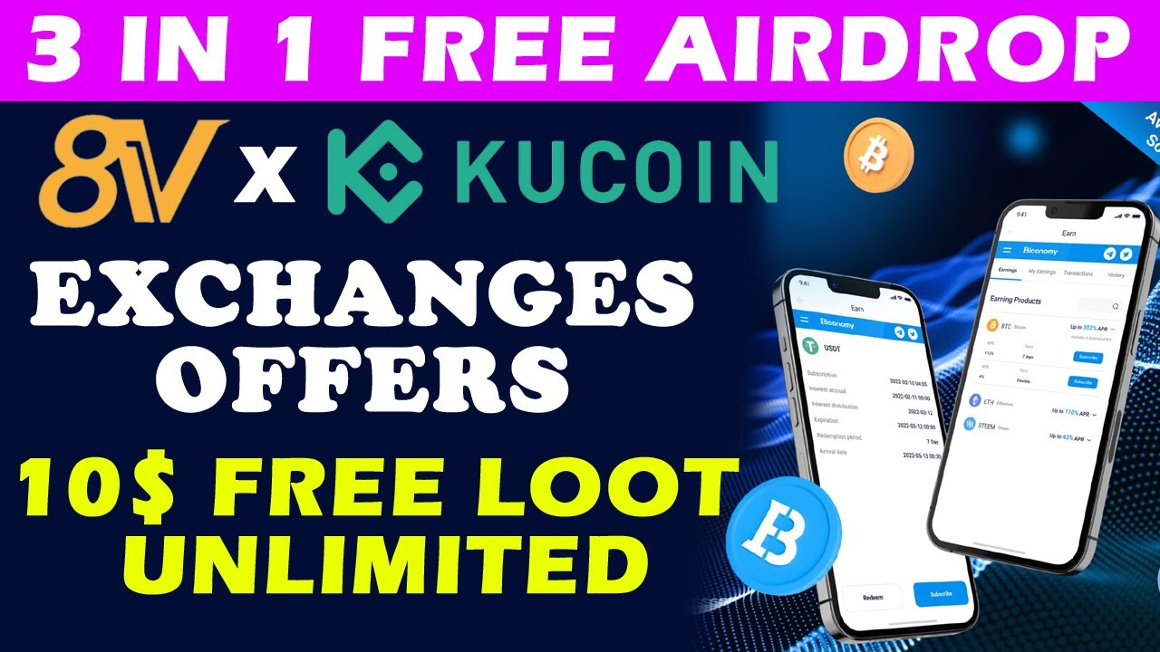 10$ Instant Offer 🥳 Kucoin 8v Today Legit Trust Free Airdrop Token Coin Dogecoin Offer