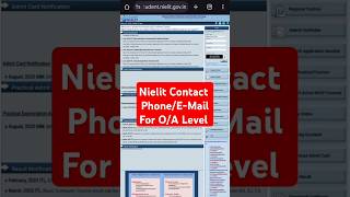 Nielit O/A/B/C Level || Nielit Help Desk #olevelcourse #nielitolevel