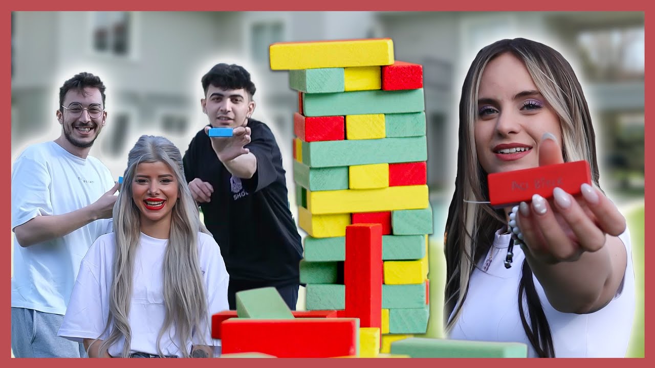50 FARKLI CEZALI JENGA OYNADIK | DEVİREN SUYA DÜŞER! @merteren1