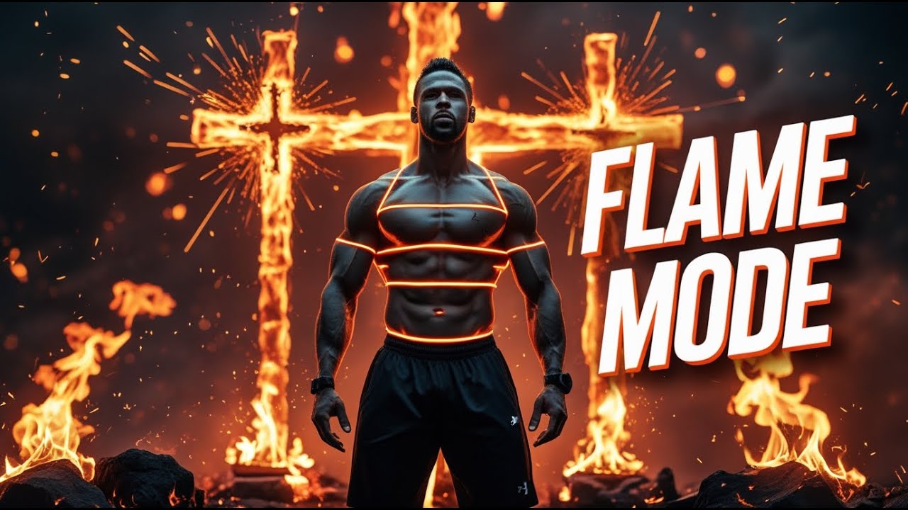 🔥 HOLY FLAME MODE  Gospel EDM Workout Mix | Extreme Christian Fitness