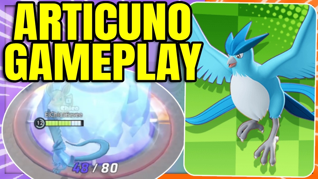 ARTICUNO looks ridiculous LEAKED GAMEPLAY | Pokemon Unite