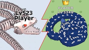 WORM CLASH 🐛 vs 🐍 SNAKE CLASH - Snake Games, Slither io Gameplay, Level Up Worm, Free Android iOS