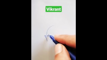 Vikrant Name Signature Request done
