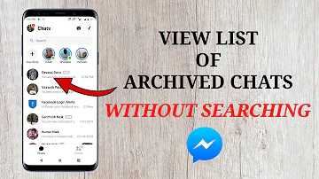 Dove trovo l'archivio di Messenger?