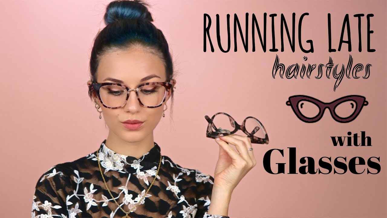 Прически для позднего вечера с очками 👓 с очками VoogueMe