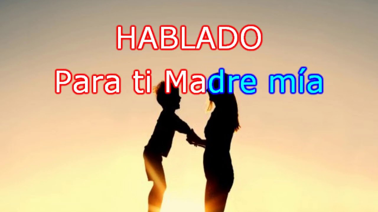 PARA TI MAMA - KARAOKE FRANCOI'S - YouTube