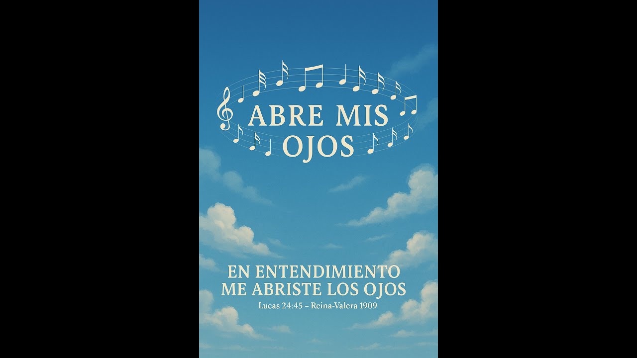 🎵 EN ENTENDIMIENTO ME ABRISTE LOS OJOS Cántico Narrado sobre la Luz Espiritual y la Palabra Viva 📖