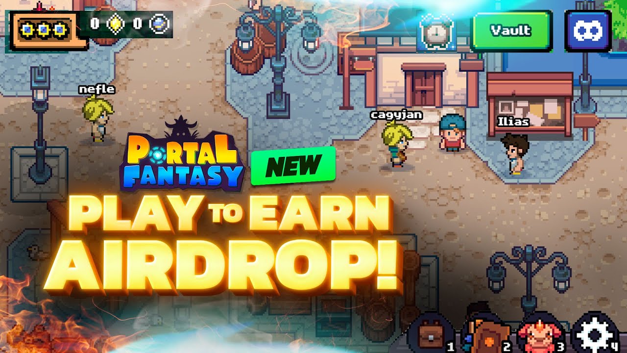 New FREE Play to earn airdrop MMORPG Portal Fantasy How to earn!v