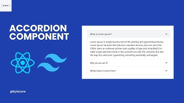 Design Stunning React JS Accordions with Tailwind CSS