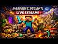 ⛏️ Minecraft Survival LIVE Day 2 – Grinding & Exploring