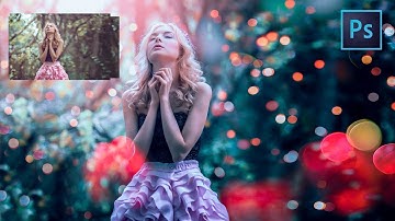 [ Photoshop Tutorial ] Cinematic BOKEH and BLUR BACKGROUND using Photoshop