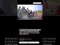 Viral Dashcam! Aksi Pemotor Nyaris Tersenggol Truk Pengangkut Alat Berat Tuai Sorotan
