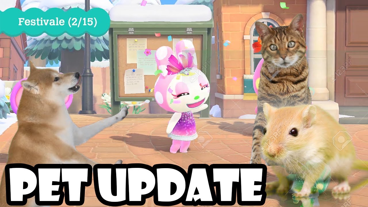PETS CONFIRMED IN ANIMAL CROSSING NEW HORIZONS YouTube