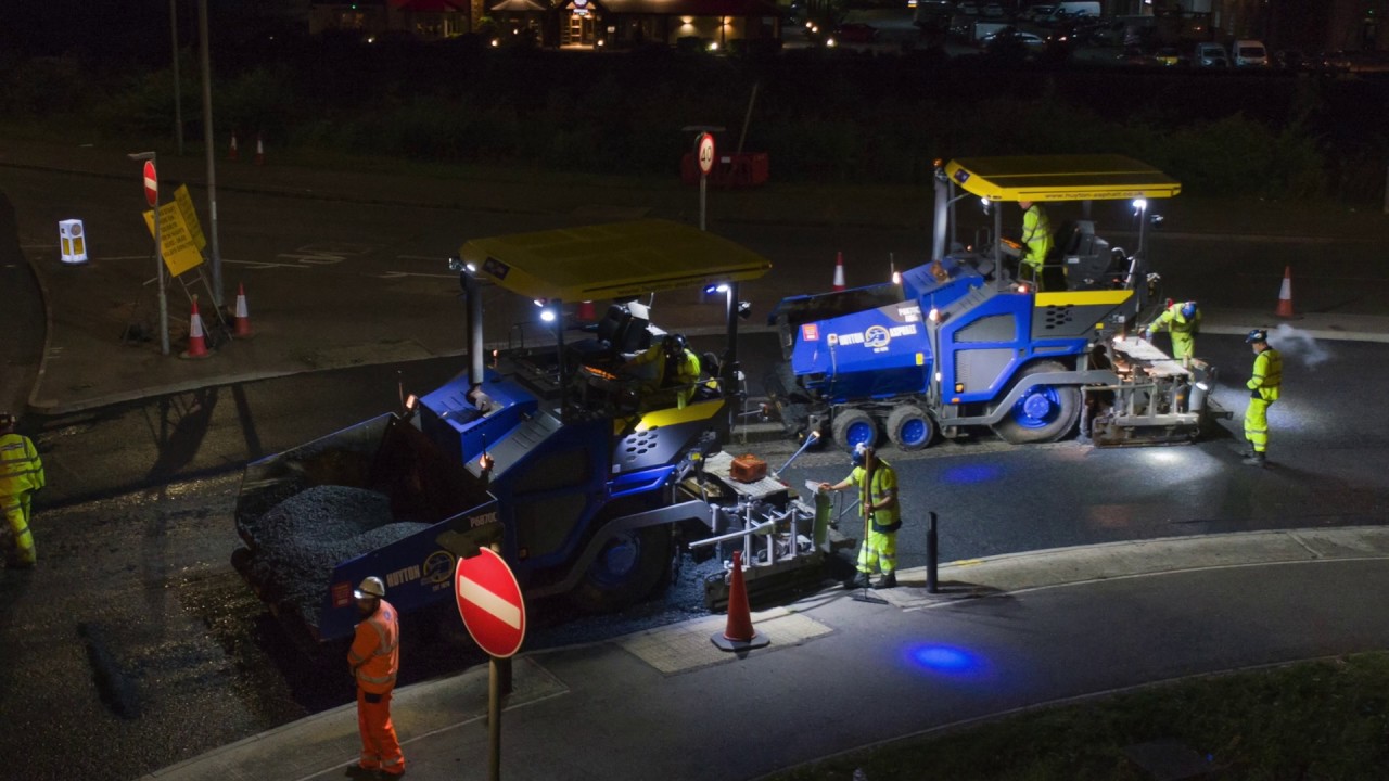 Echelon Paving By Huyton Asphalt YouTube