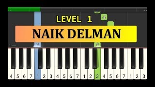 not piano naik delman - tutorial piano tingkat 1 - lagu anak anak