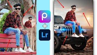 Royal Jeep Photo Editing In PicsArt | Background Change With Easy Step + Lightroom Colour Grade 2023 screenshot 5