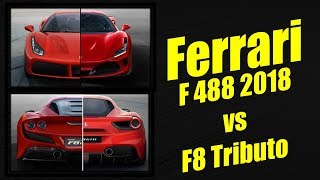 F8 tributo vs. 2018 ferrari 488 pista ...