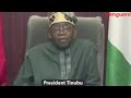Live: President Tinubu Broadcast