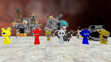 Nextbots in playground mod updated new sprunki upgraded tv man astro gman repo 😱 chasing nextbots 🔥