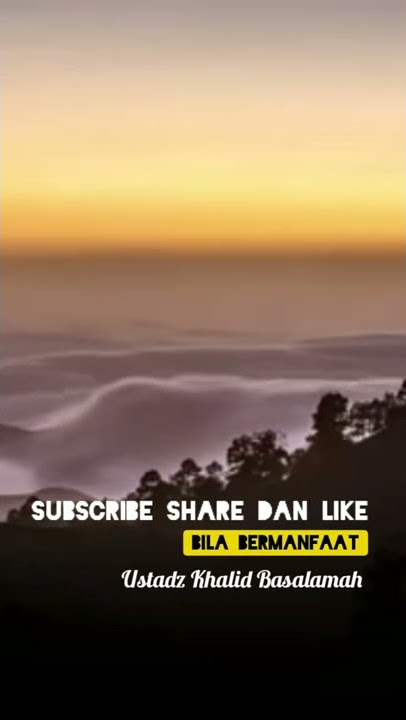 1 menit emas bisa menghapuskan dosa 100 tahun insyaAllah || ustadz Khalid Basalamah #motivasi