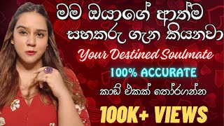 ඔබේ දෛවෝපගත ආත්ම සහකරු/සහකාරිය 💞 Your Destined Soulmate 💯💍 Valentine's Special Tarot Reading Sinhala