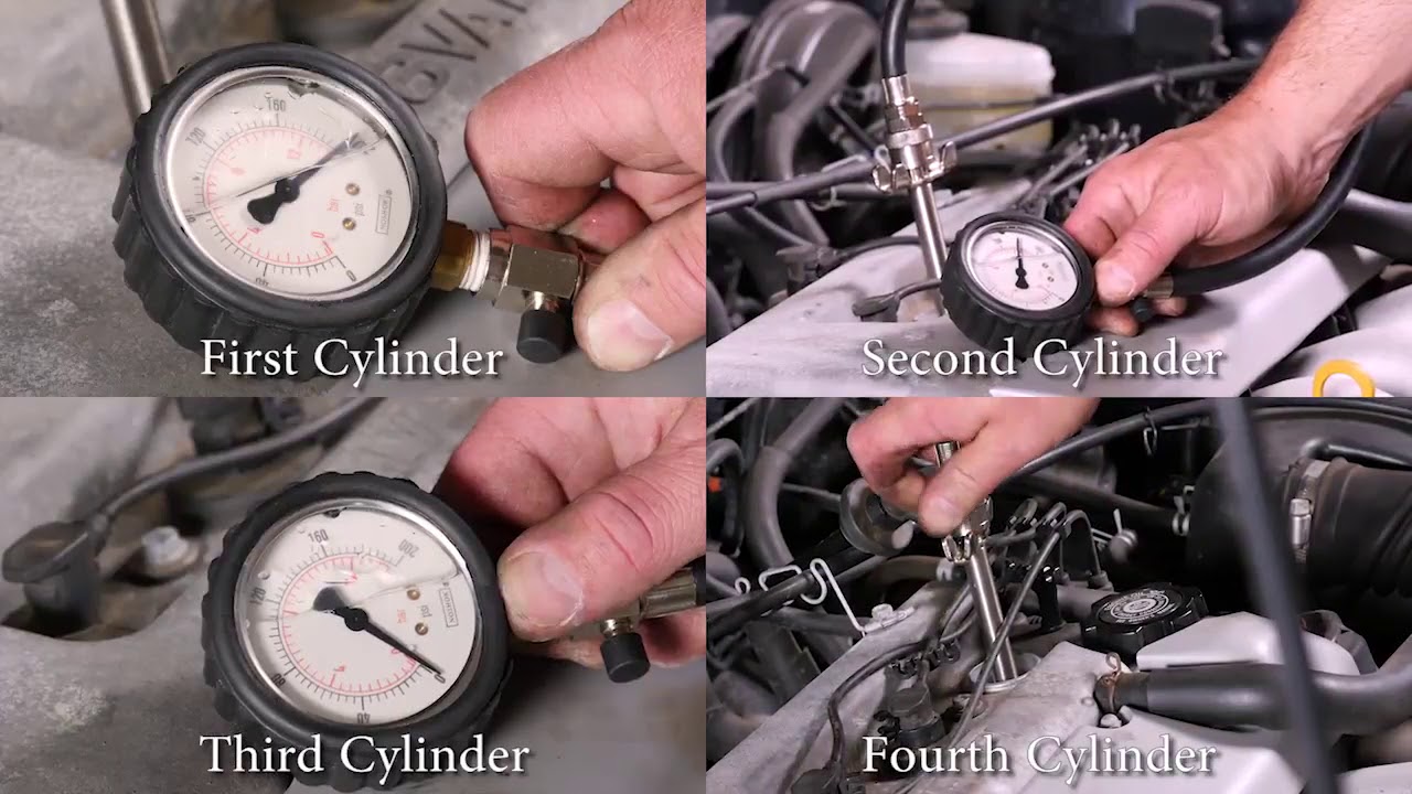 Comment faire un test de compression sur un moteur. 