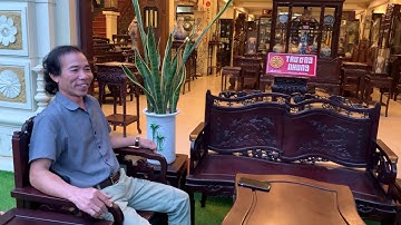 Bộ Ghế Sách 10 Món - ĐỒ GỖ XƯA TRƯỜNG NHUNG - Bàn Ghế Phòng Khách - Sập Gụ Tủ Chè - Nội Thất Nhà Gỗ