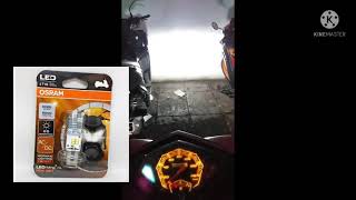 mio m3 pasang Lampu LED  OSRAM cahaya sangat terang arus ac/ dc