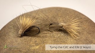 CdC and Elk — 2 Ways to Tie One of the Best Caddis Dry Flies