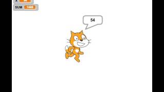 Scratch output - Sum from 1 to 100 Dance
