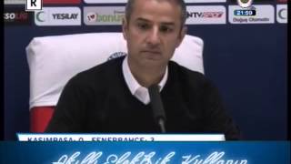 Kasımpaşa - Fenerbahçe Maçı Sonrası İsmail Kartal Basın Toplantısı