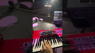 Sunday Setup with MacBook Air, Loop Elements Pro, Nord Piano & Logic Piano!