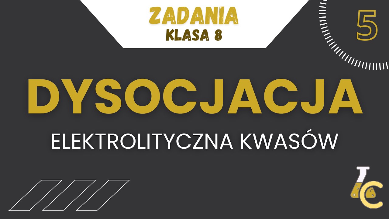 PROCES DYSOCJACJI ELEKTROLITYCZNEJ KWASÓW | Nowa Era, klasa 8 - YouTube