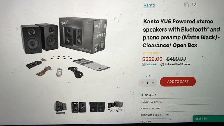 Hifi Deal! $329.00 for Kanto YU6 Bookshelf Speakers!